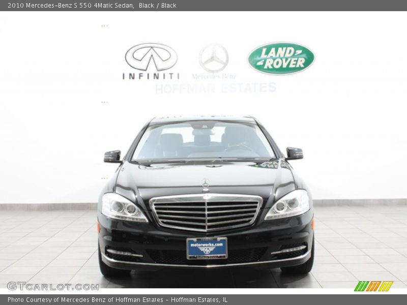 Black / Black 2010 Mercedes-Benz S 550 4Matic Sedan