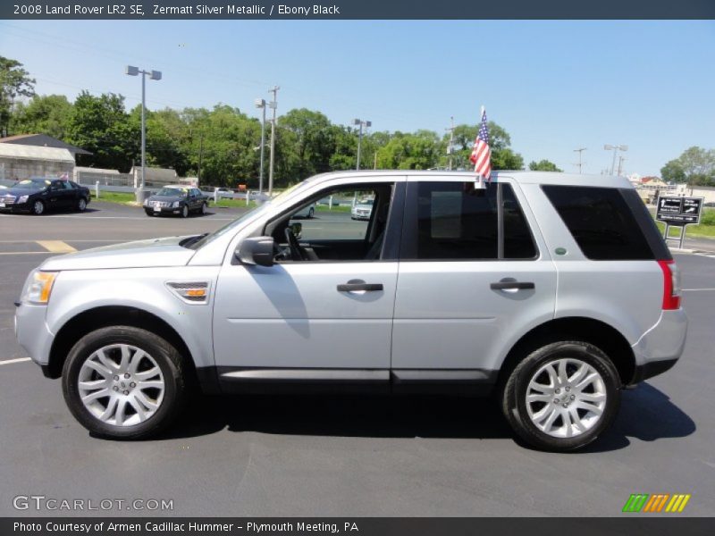 Zermatt Silver Metallic / Ebony Black 2008 Land Rover LR2 SE