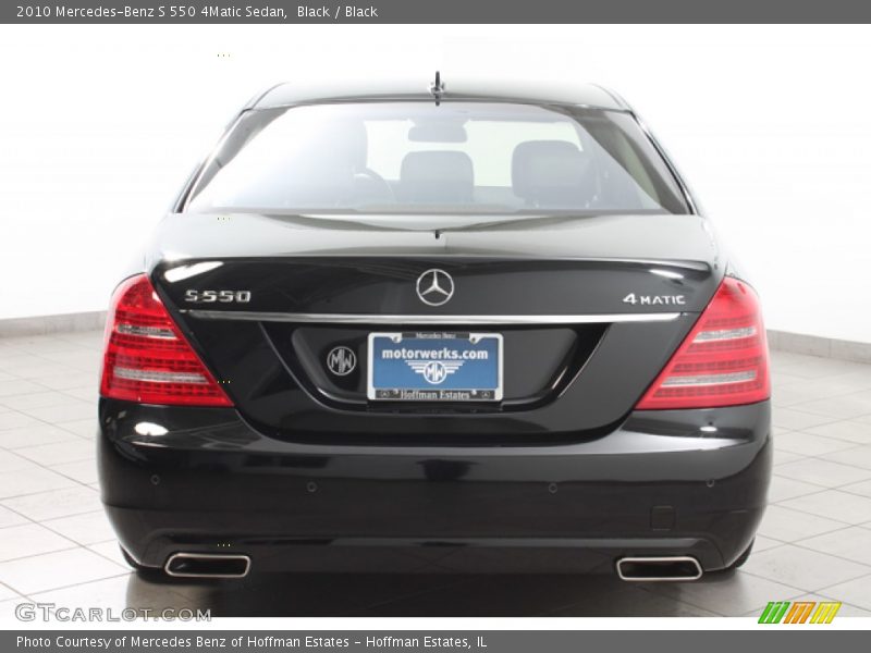 Black / Black 2010 Mercedes-Benz S 550 4Matic Sedan