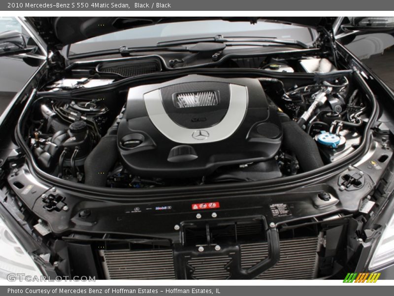 Black / Black 2010 Mercedes-Benz S 550 4Matic Sedan