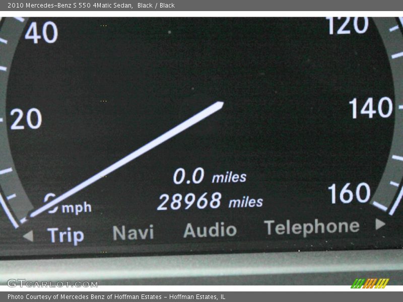 Black / Black 2010 Mercedes-Benz S 550 4Matic Sedan
