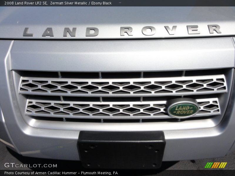 Zermatt Silver Metallic / Ebony Black 2008 Land Rover LR2 SE