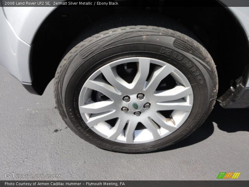 Zermatt Silver Metallic / Ebony Black 2008 Land Rover LR2 SE