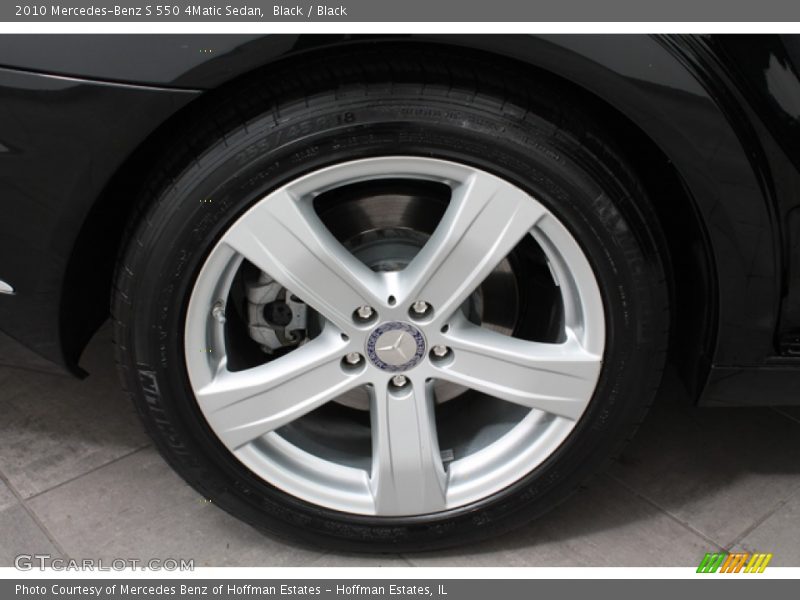 Black / Black 2010 Mercedes-Benz S 550 4Matic Sedan