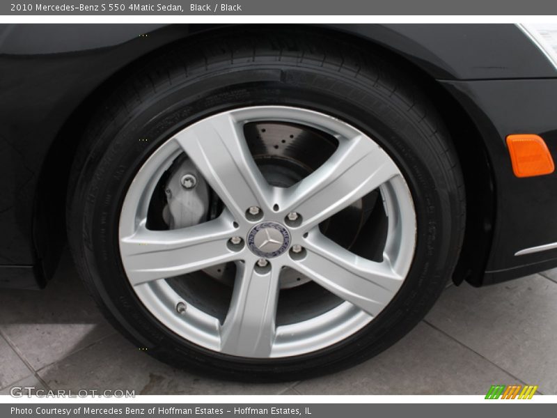 Black / Black 2010 Mercedes-Benz S 550 4Matic Sedan