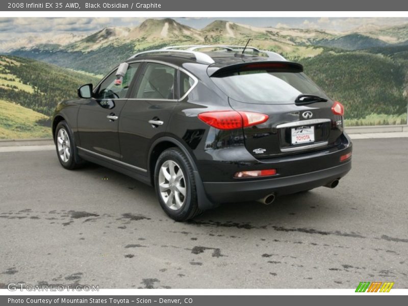 Black Obsidian / Graphite 2008 Infiniti EX 35 AWD