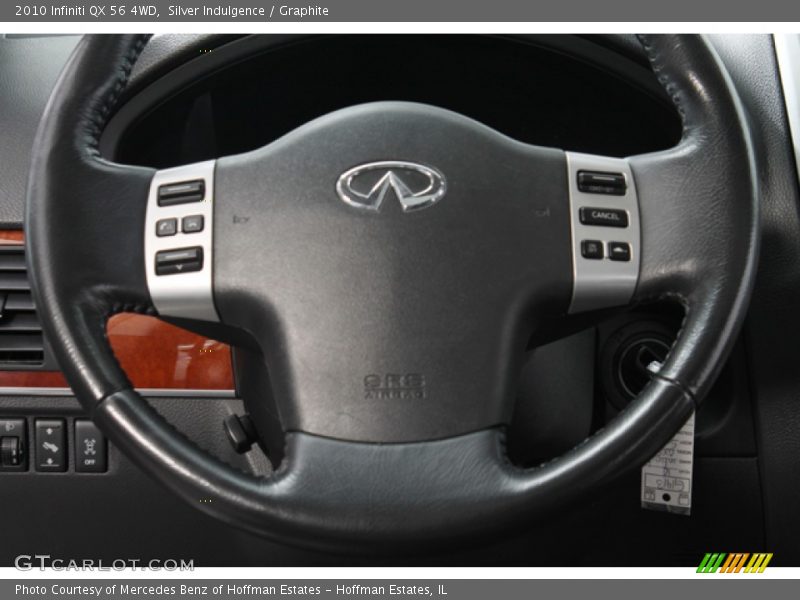 Silver Indulgence / Graphite 2010 Infiniti QX 56 4WD