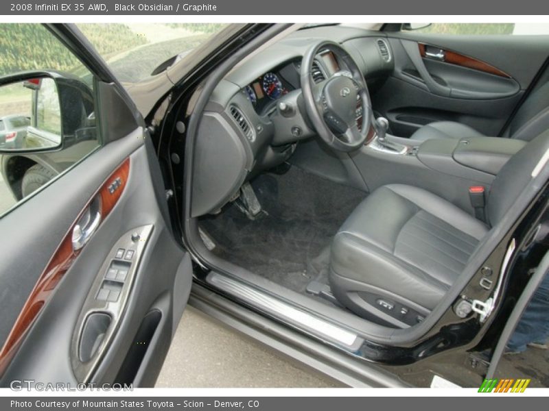 Black Obsidian / Graphite 2008 Infiniti EX 35 AWD