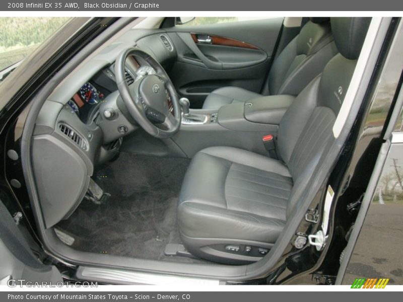 Black Obsidian / Graphite 2008 Infiniti EX 35 AWD