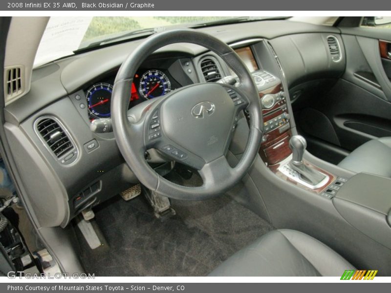 Black Obsidian / Graphite 2008 Infiniti EX 35 AWD