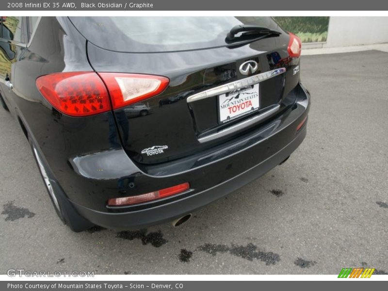 Black Obsidian / Graphite 2008 Infiniti EX 35 AWD