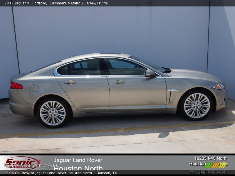 Cashmere Metallic / Barley/Truffle 2012 Jaguar XF Portfolio