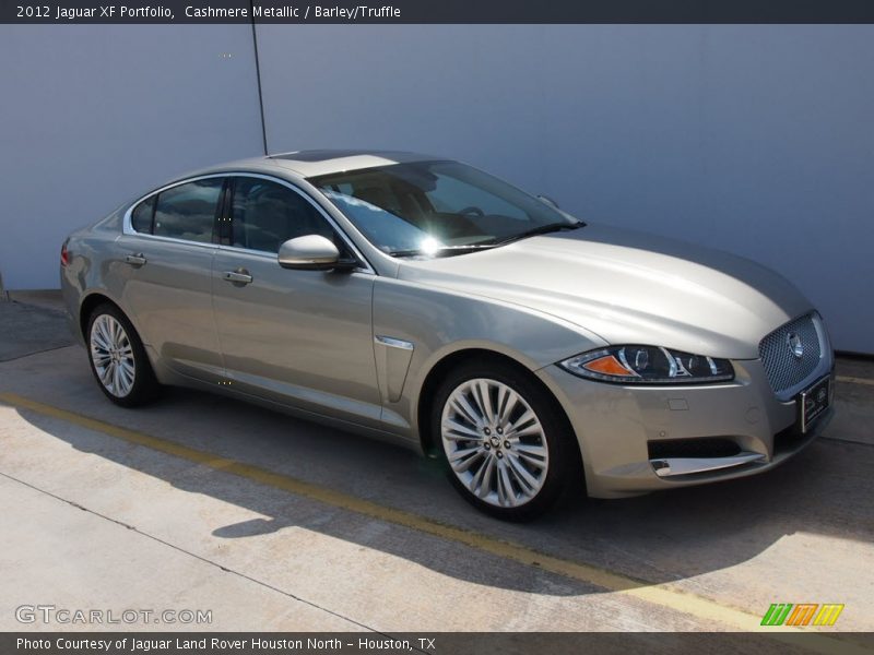 Cashmere Metallic / Barley/Truffle 2012 Jaguar XF Portfolio