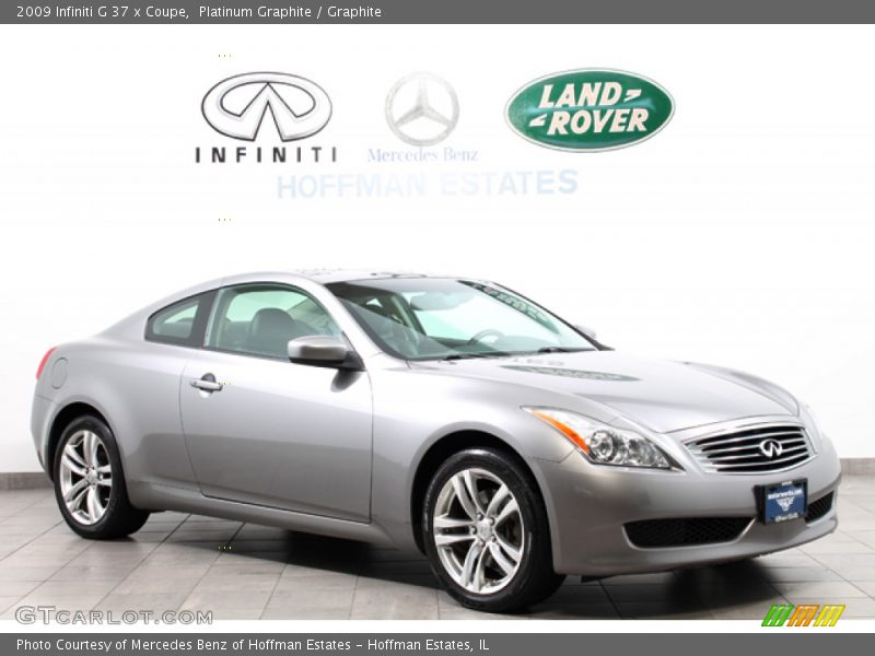 Platinum Graphite / Graphite 2009 Infiniti G 37 x Coupe