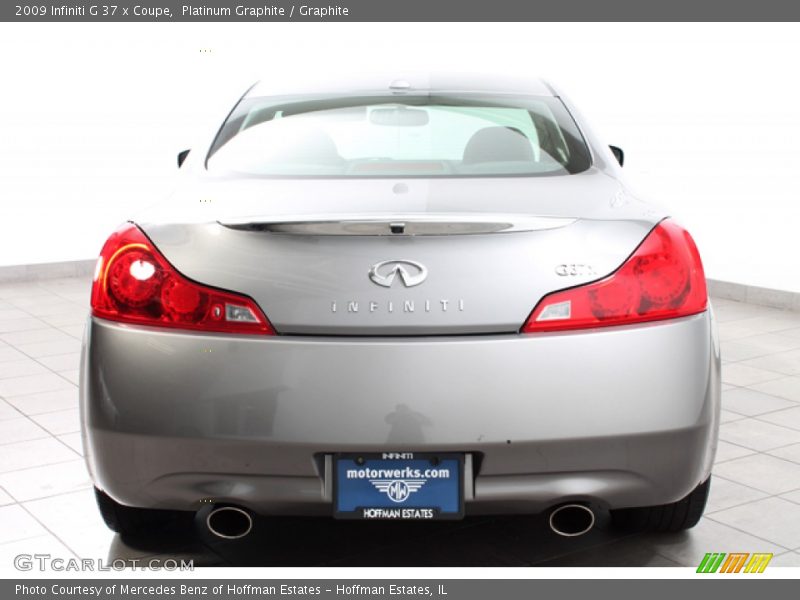 Platinum Graphite / Graphite 2009 Infiniti G 37 x Coupe