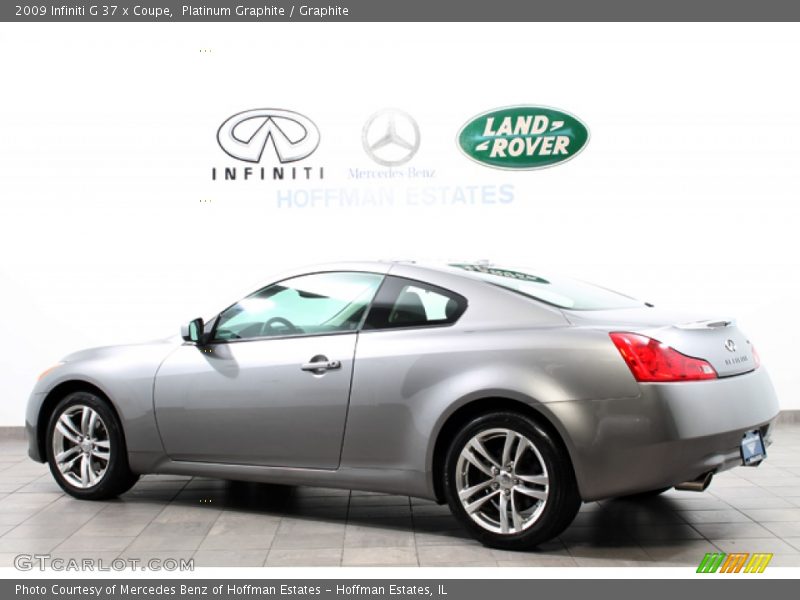 Platinum Graphite / Graphite 2009 Infiniti G 37 x Coupe