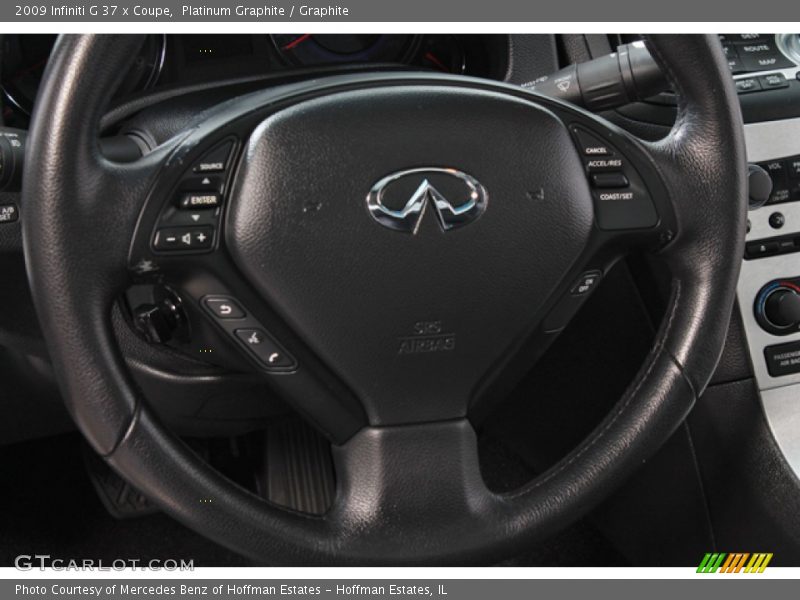 Platinum Graphite / Graphite 2009 Infiniti G 37 x Coupe