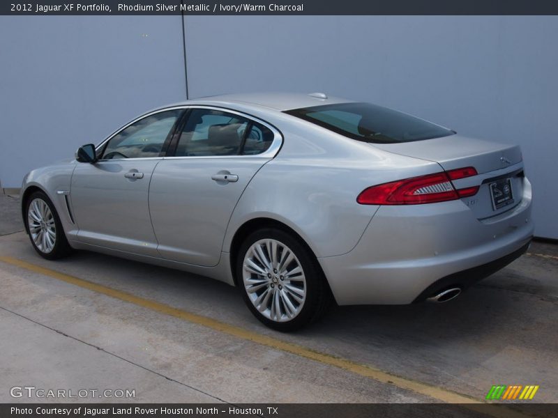 Rhodium Silver Metallic / Ivory/Warm Charcoal 2012 Jaguar XF Portfolio