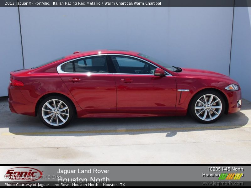 Italian Racing Red Metallic / Warm Charcoal/Warm Charcoal 2012 Jaguar XF Portfolio