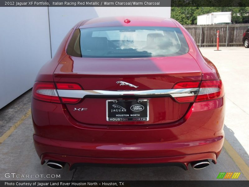 Italian Racing Red Metallic / Warm Charcoal/Warm Charcoal 2012 Jaguar XF Portfolio