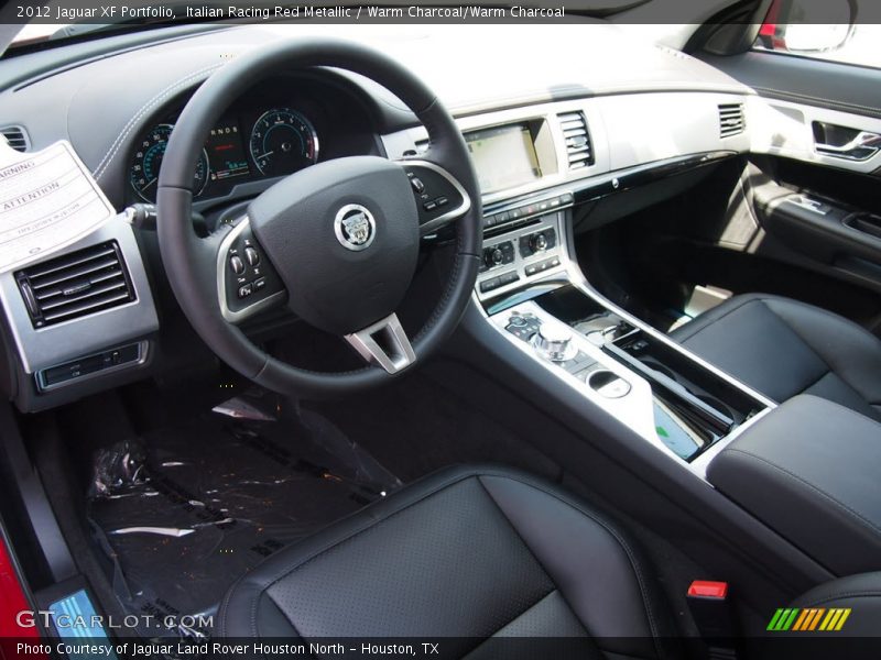 Italian Racing Red Metallic / Warm Charcoal/Warm Charcoal 2012 Jaguar XF Portfolio