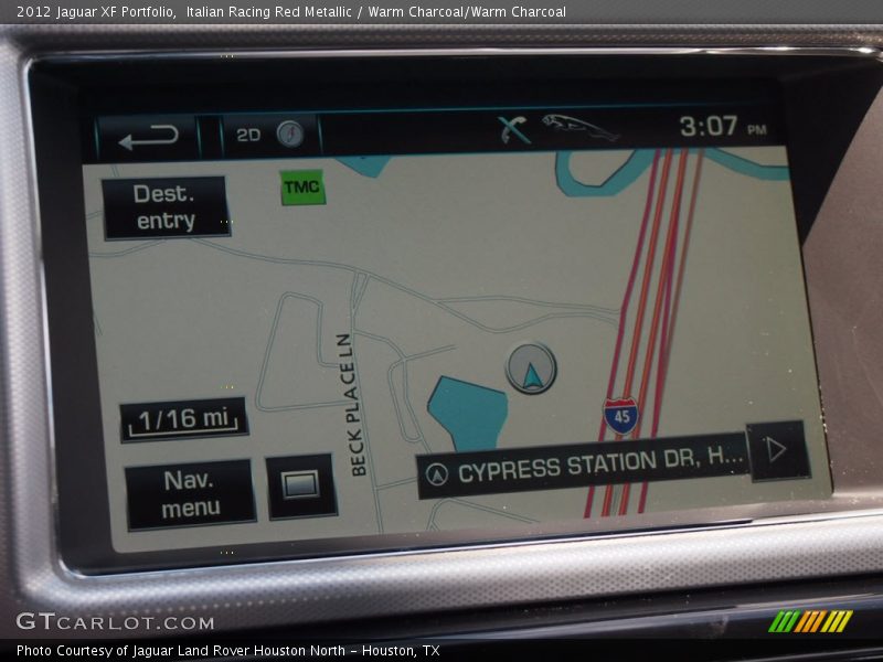 Navigation of 2012 XF Portfolio