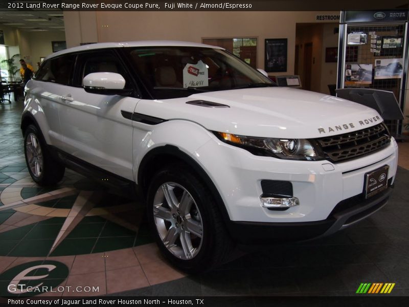 Fuji White / Almond/Espresso 2012 Land Rover Range Rover Evoque Coupe Pure