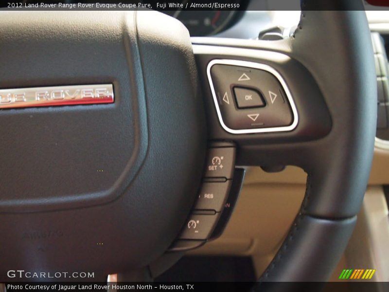 Controls of 2012 Range Rover Evoque Coupe Pure