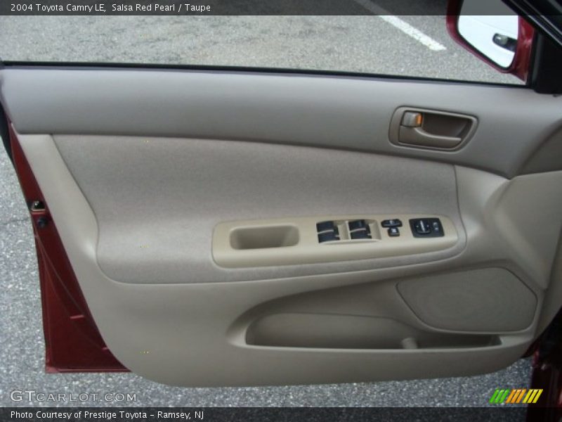 Salsa Red Pearl / Taupe 2004 Toyota Camry LE