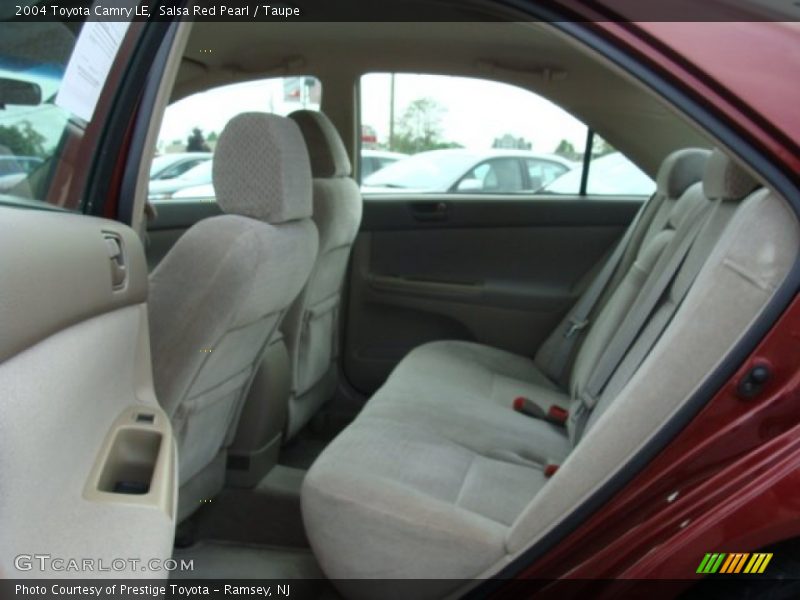 Salsa Red Pearl / Taupe 2004 Toyota Camry LE