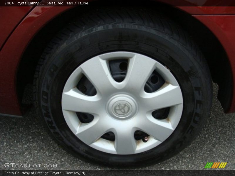 Salsa Red Pearl / Taupe 2004 Toyota Camry LE