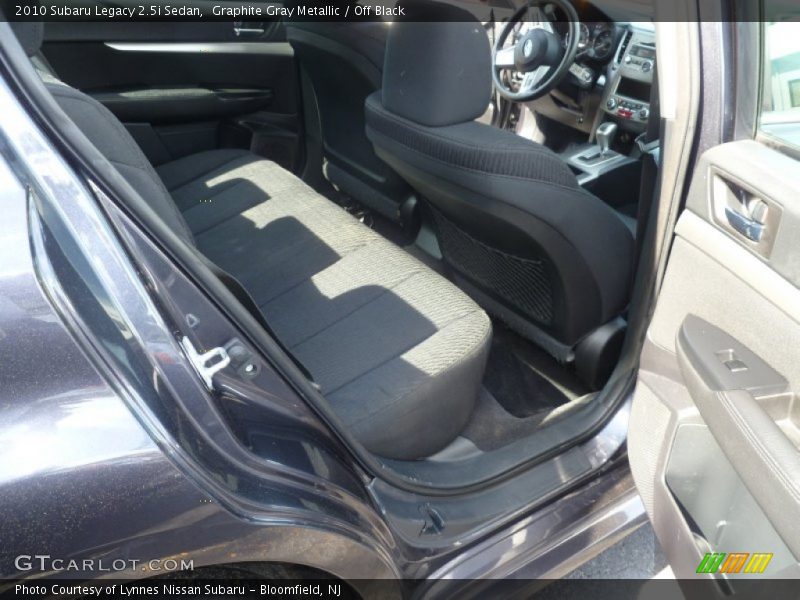Graphite Gray Metallic / Off Black 2010 Subaru Legacy 2.5i Sedan