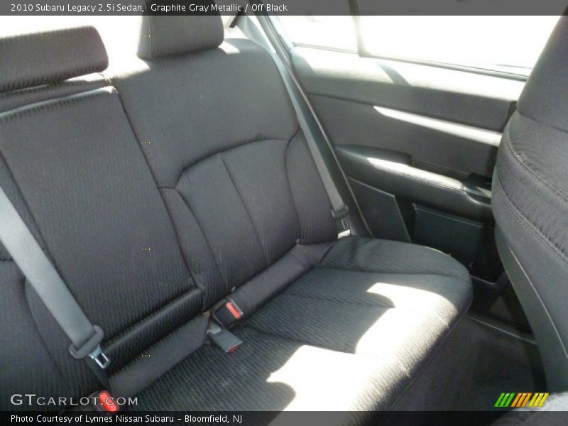 Graphite Gray Metallic / Off Black 2010 Subaru Legacy 2.5i Sedan