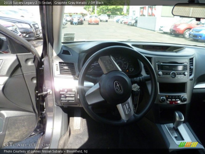 Graphite Gray Metallic / Off Black 2010 Subaru Legacy 2.5i Sedan
