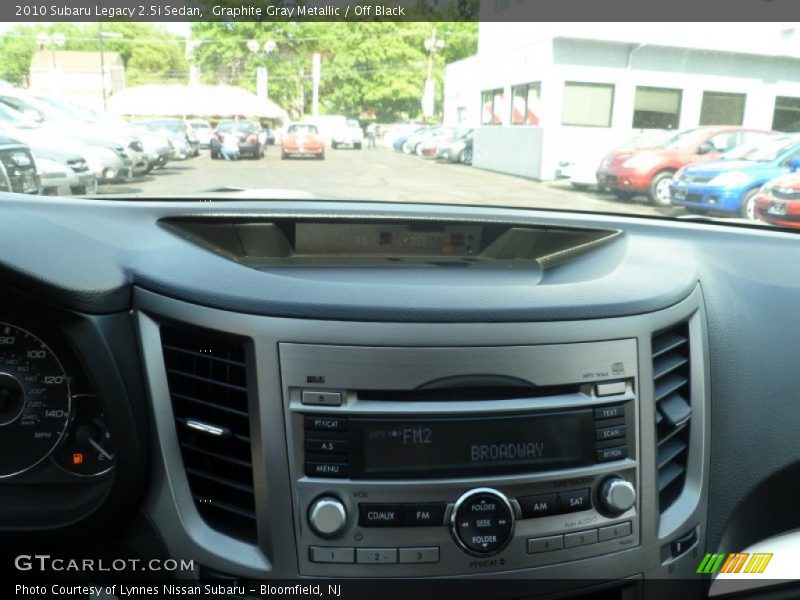 Graphite Gray Metallic / Off Black 2010 Subaru Legacy 2.5i Sedan