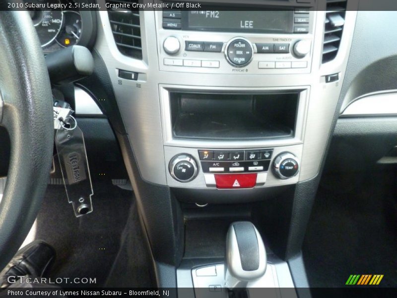 Graphite Gray Metallic / Off Black 2010 Subaru Legacy 2.5i Sedan