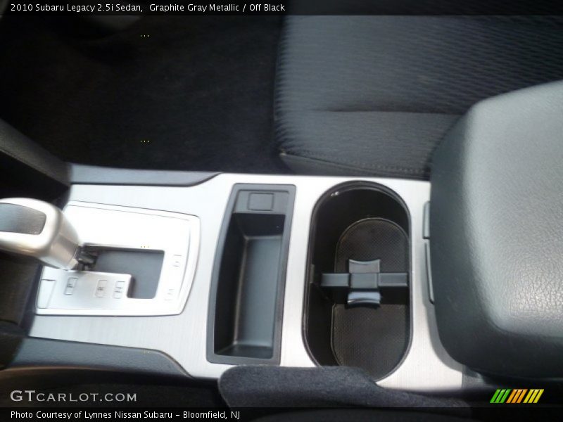 Graphite Gray Metallic / Off Black 2010 Subaru Legacy 2.5i Sedan