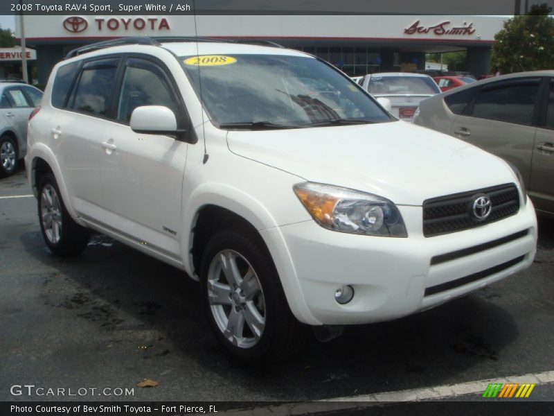 Super White / Ash 2008 Toyota RAV4 Sport