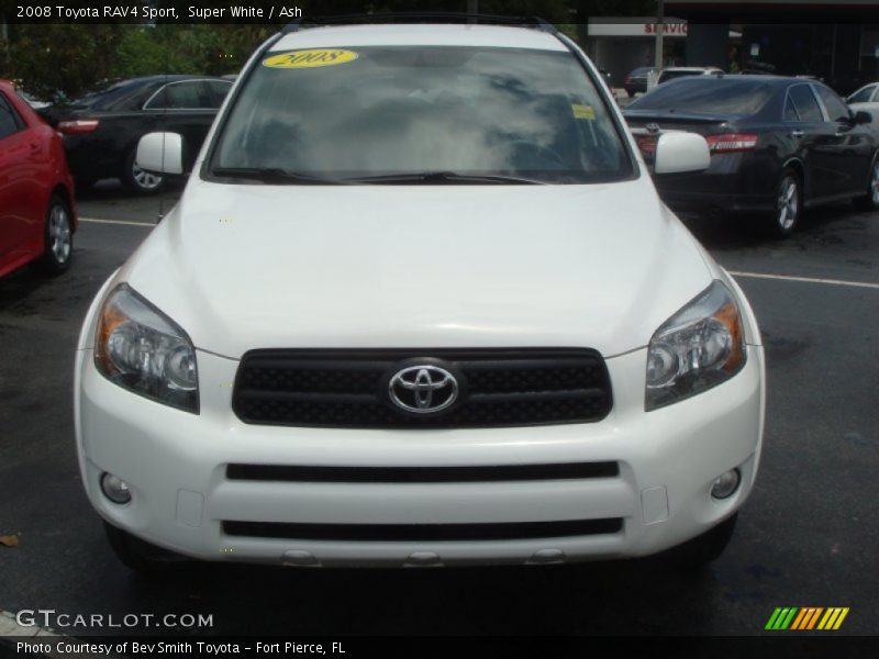 Super White / Ash 2008 Toyota RAV4 Sport