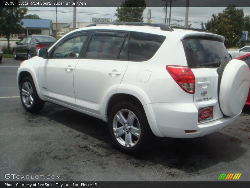 Super White / Ash 2008 Toyota RAV4 Sport