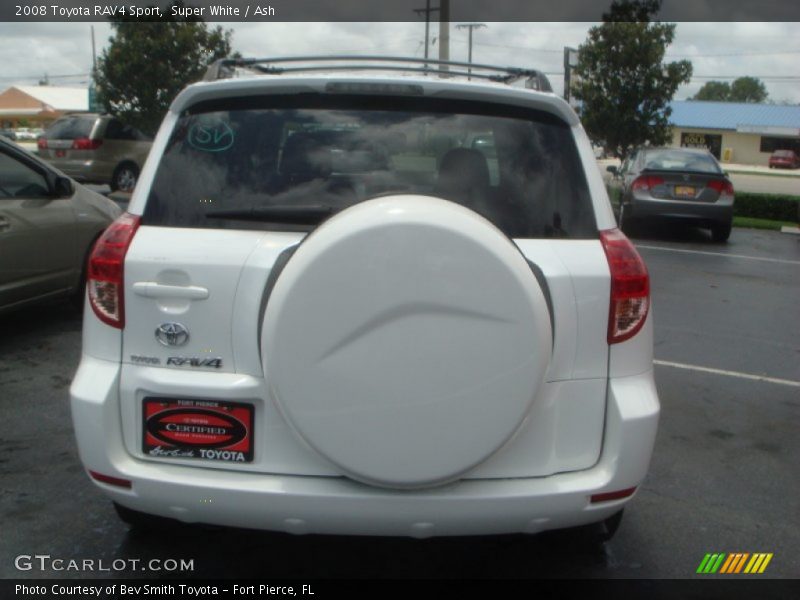 Super White / Ash 2008 Toyota RAV4 Sport