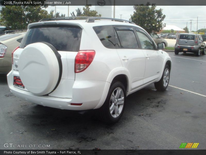 Super White / Ash 2008 Toyota RAV4 Sport