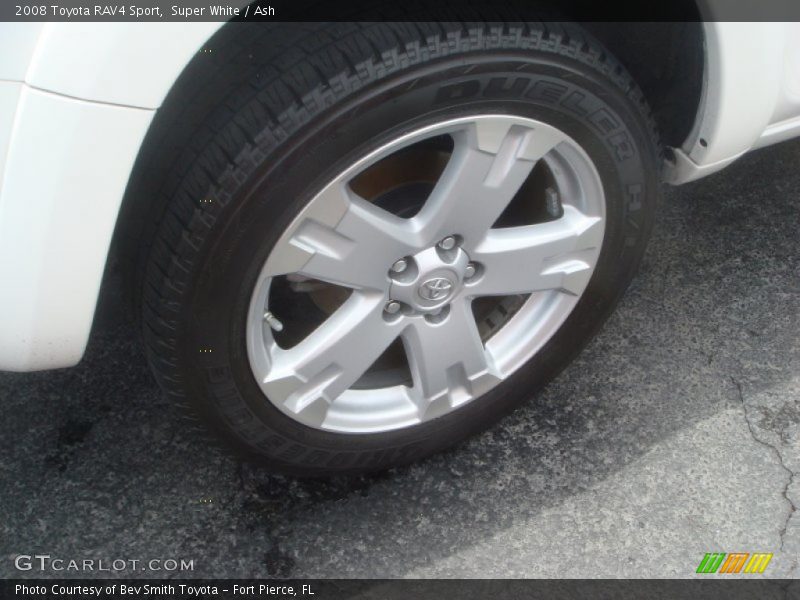 Super White / Ash 2008 Toyota RAV4 Sport