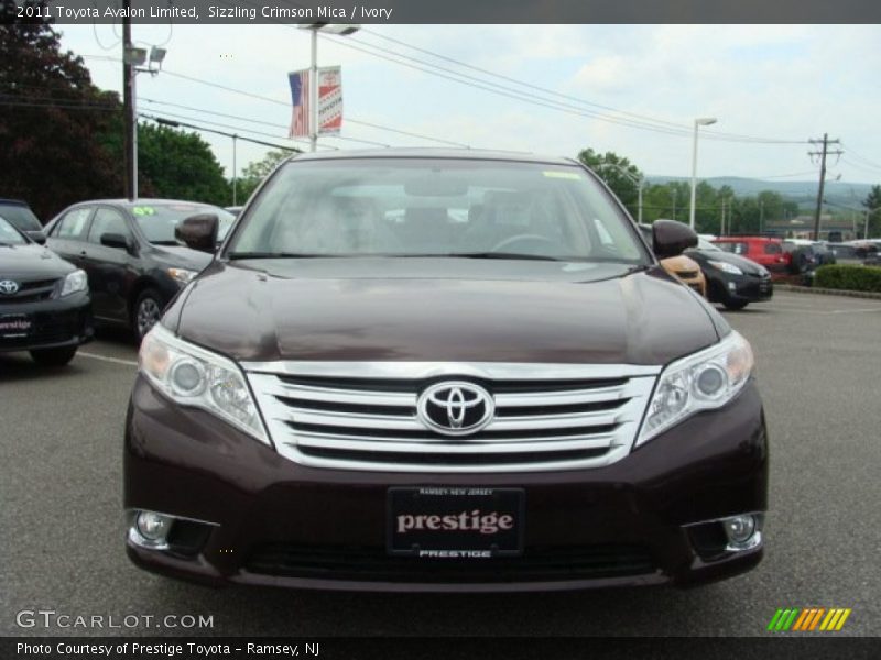 Sizzling Crimson Mica / Ivory 2011 Toyota Avalon Limited