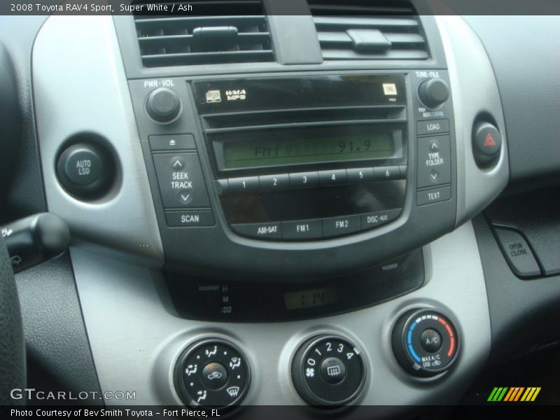 Super White / Ash 2008 Toyota RAV4 Sport