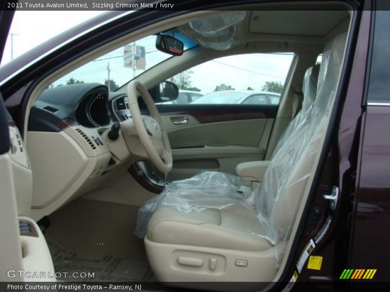 Sizzling Crimson Mica / Ivory 2011 Toyota Avalon Limited