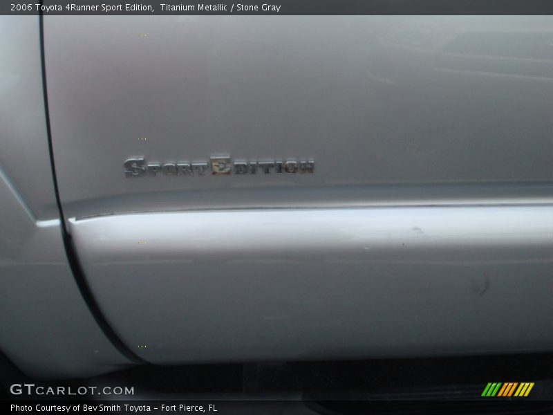 Titanium Metallic / Stone Gray 2006 Toyota 4Runner Sport Edition