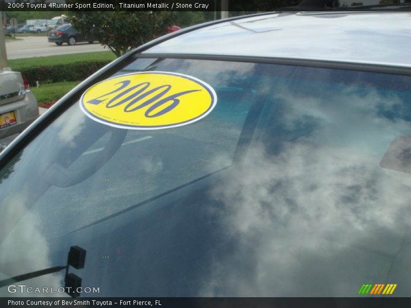 Titanium Metallic / Stone Gray 2006 Toyota 4Runner Sport Edition