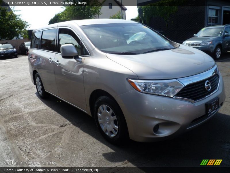Titanium Beige / Beige 2011 Nissan Quest 3.5 S