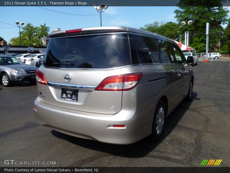 Titanium Beige / Beige 2011 Nissan Quest 3.5 S